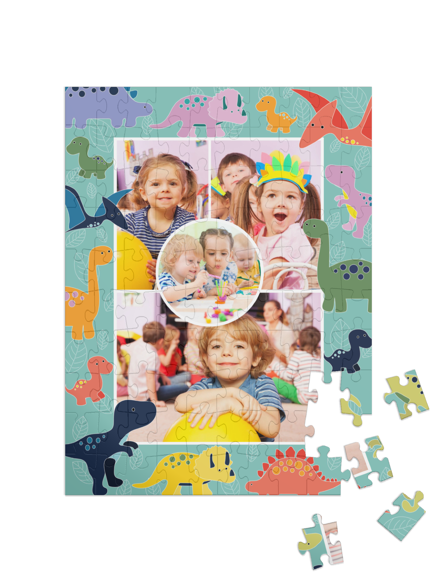"Play of Colours" portrait collage