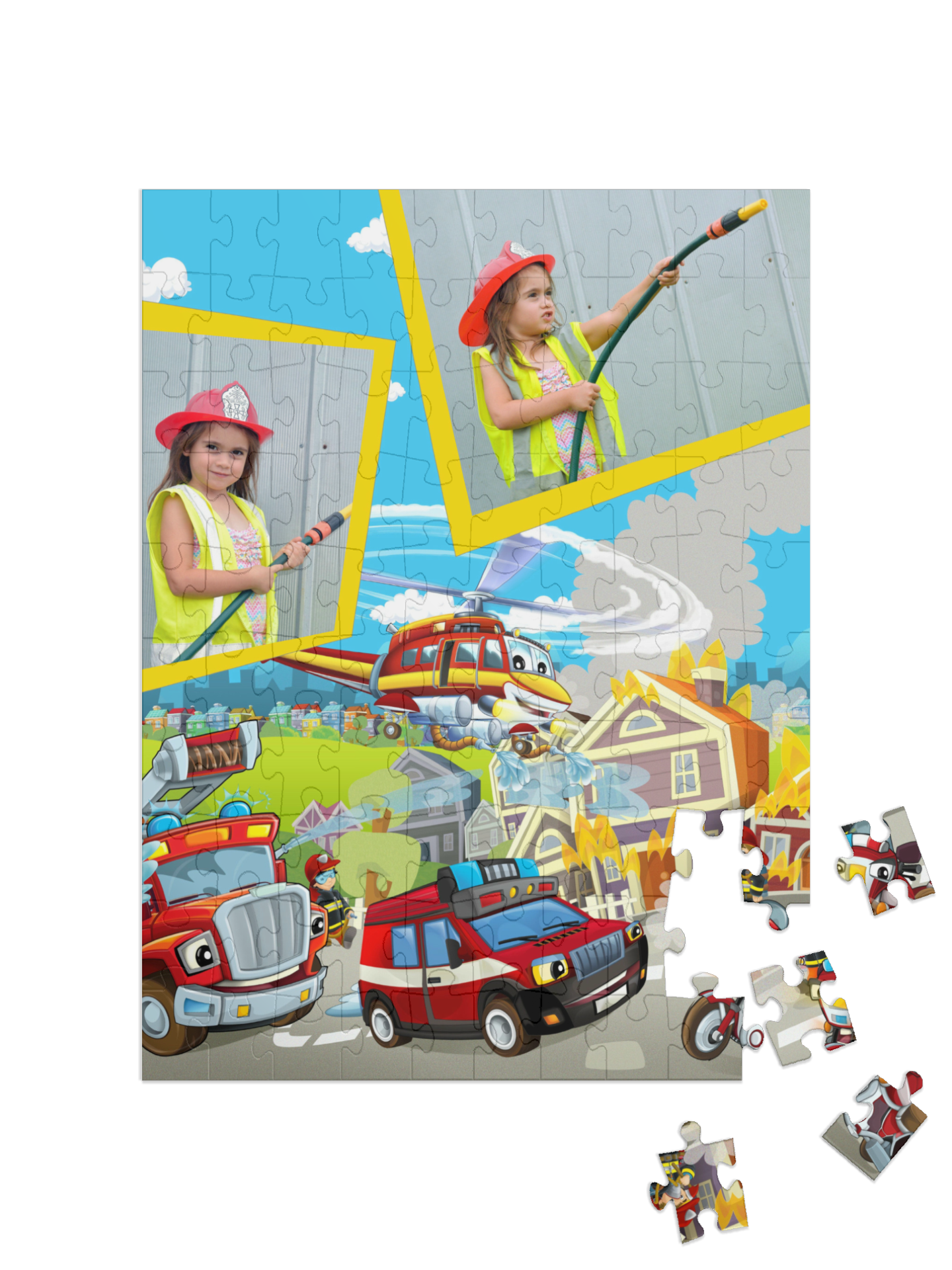 "In Action" portrait collage