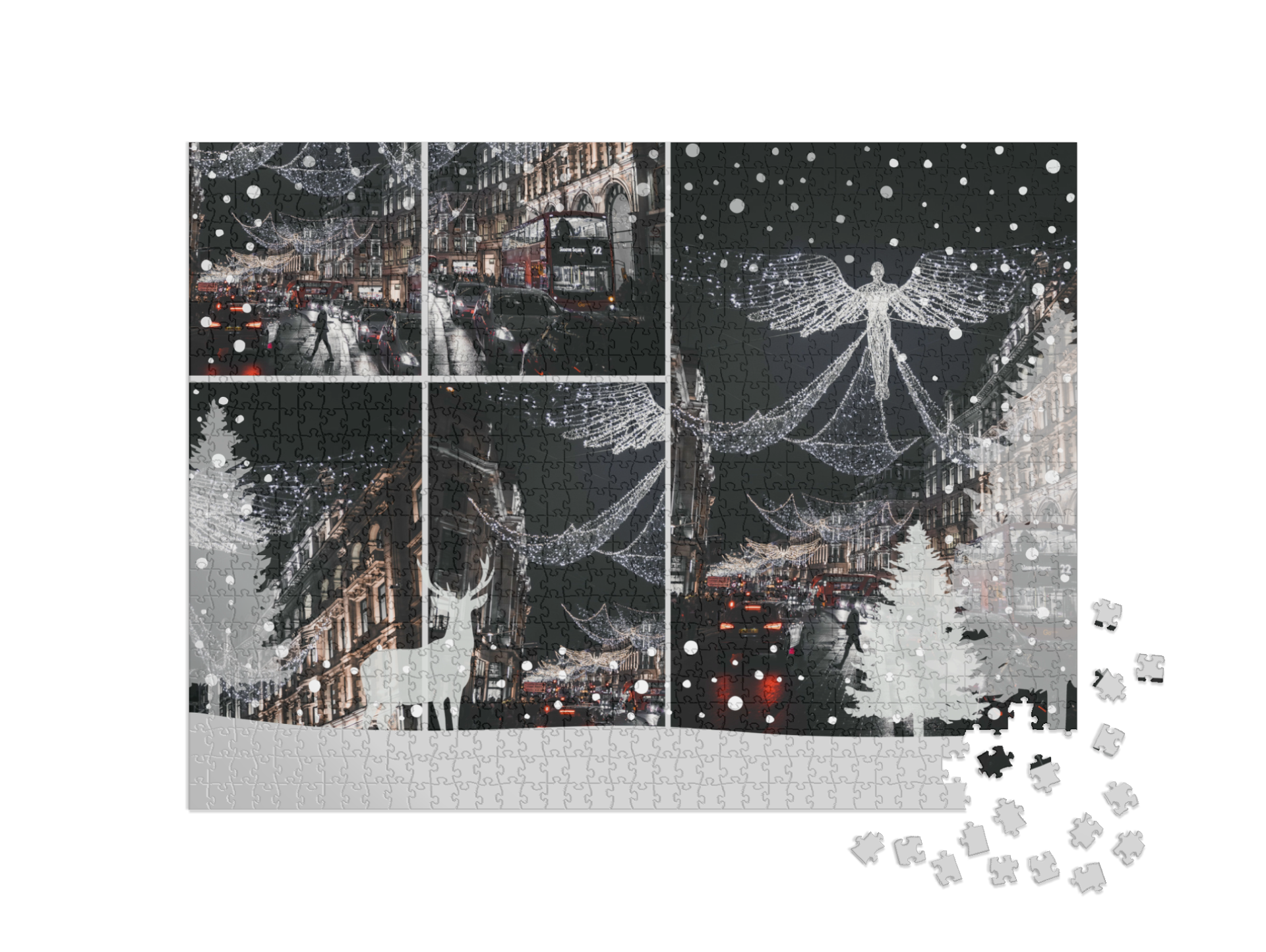 Fluttering Snow